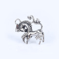 Neue Schmuckpersönlichkeit Einhorn Edelstahl Schmuck Anhänger Titanstahl Stahl Anhänger Halskette Silber Schmuck Retro Retro